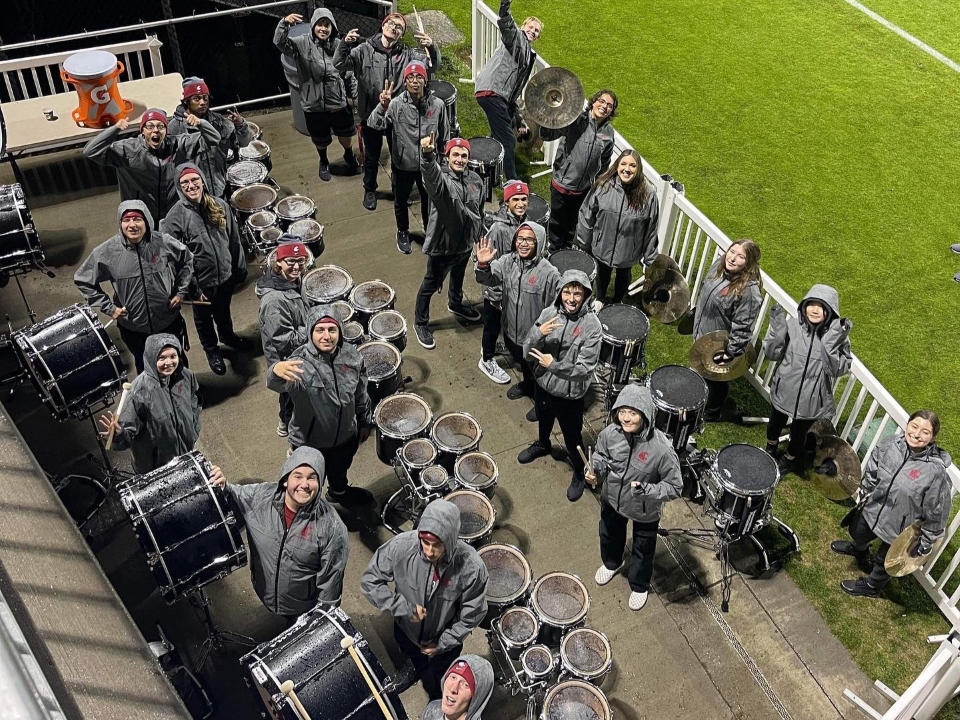 The Cougar Soccer Drumline